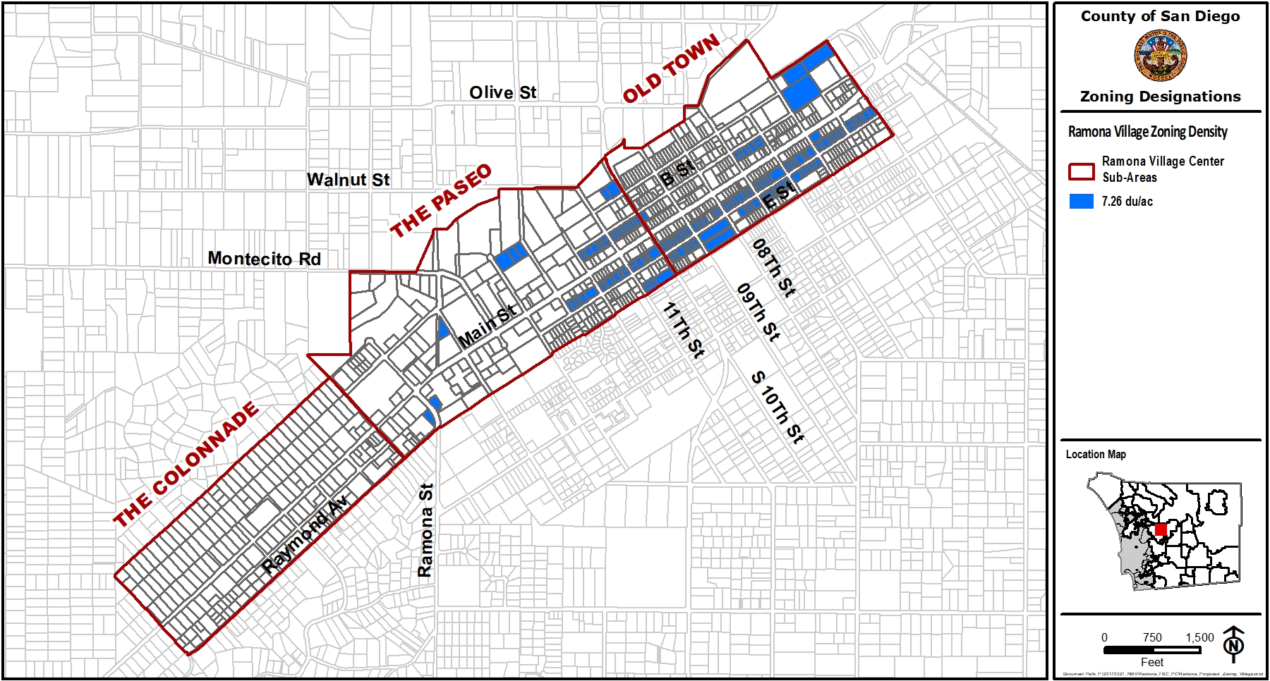 San Diego County Zoning Map - Maping Resources